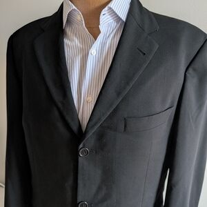 🇩🇪Hugo Boss EINSTEIN/Sigma Black Sport Coat with Notch Lapel